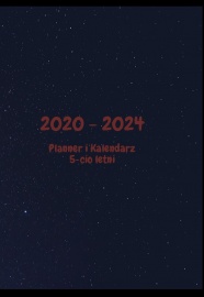 2020 - 2024 Planner i Kalendarz 5-cio letni