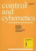 Kwartalnik Control & Cybernetics, nr  1/2007, vol. 36